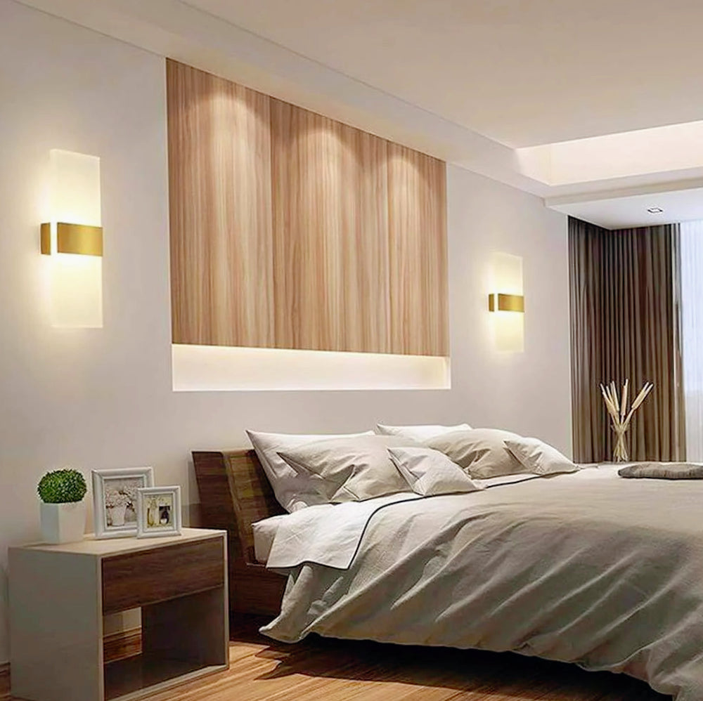 Lampada LED rettangolare 10W – Doppia emissione, regolabile su 3 temperature colore - ambraled