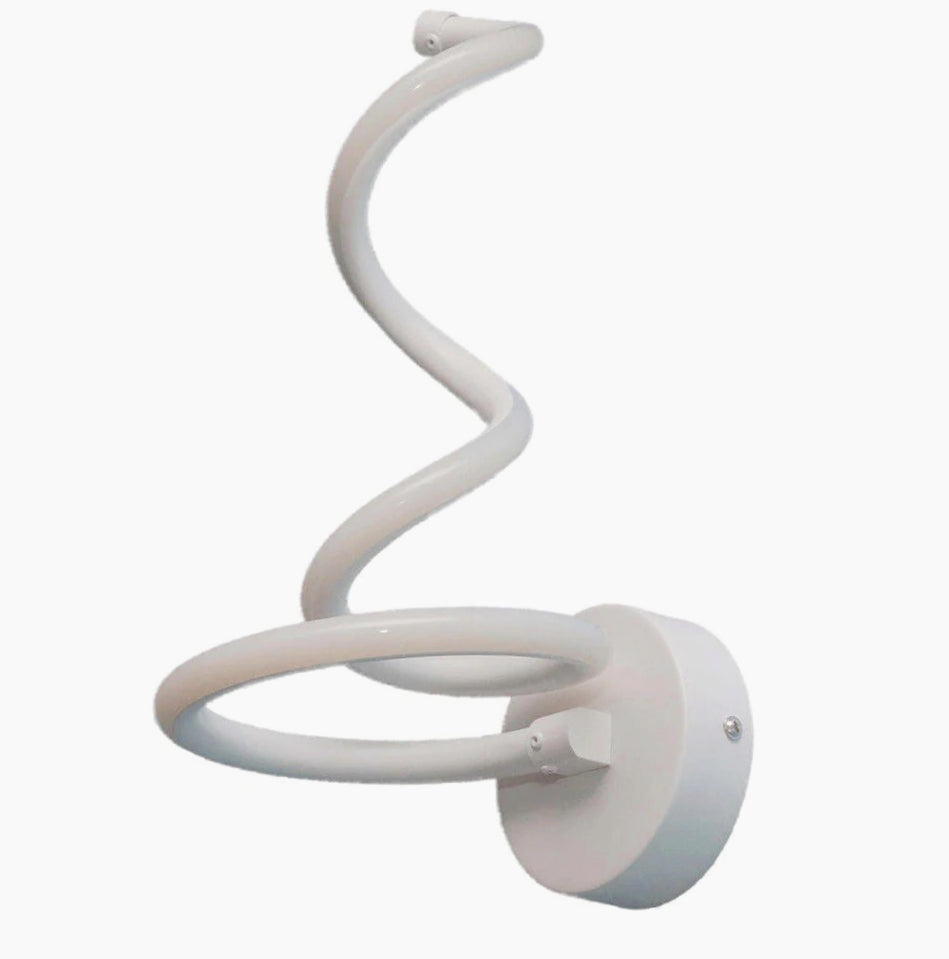 Applique LED a spirale 12W – Da parete, tecnologia CCT, tre colorazioni di luce (fredda, calda, naturale) - ambraled