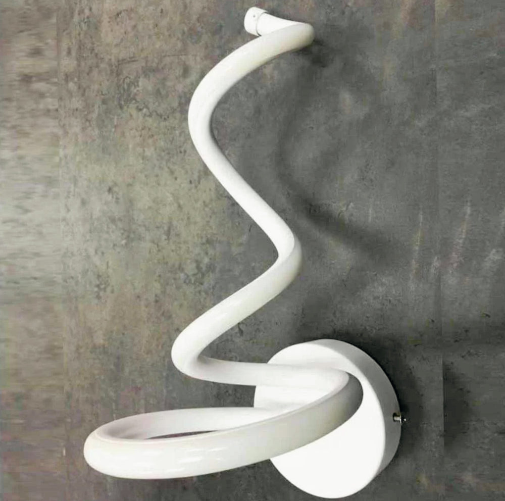 Applique LED a spirale 12W – Da parete, tecnologia CCT, tre colorazioni di luce (fredda, calda, naturale) - ambraled