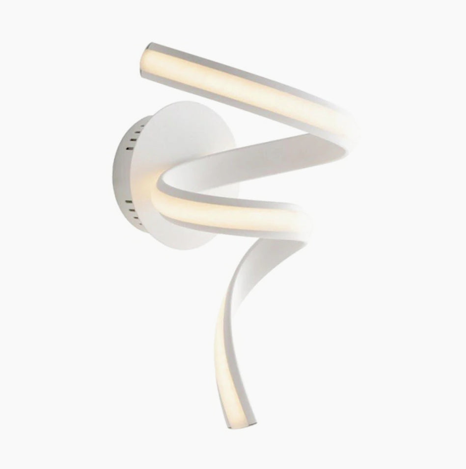 Applique LED curva 10W stilizzata – Illuminazione a 3 colori CCT per esterni e interni - ambraled