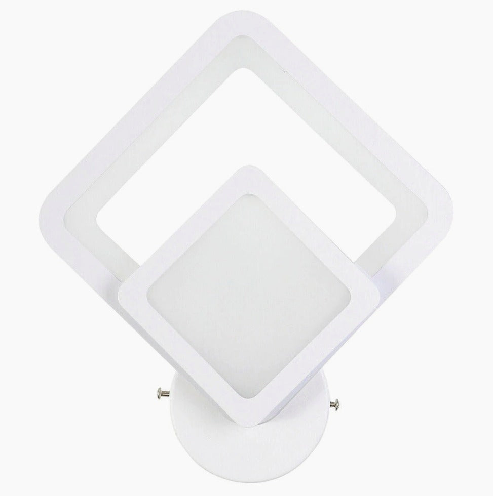 Applique LED moderna a rombo 12W – CCT, tre colorazioni di luce - ambraled
