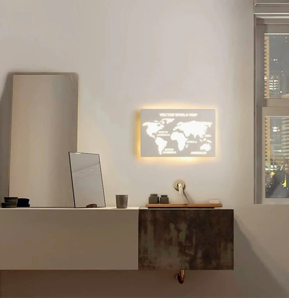 Lampada LED planisfero retroilluminata 12W – Regolabile su 3 tonalità di luce - ambraled