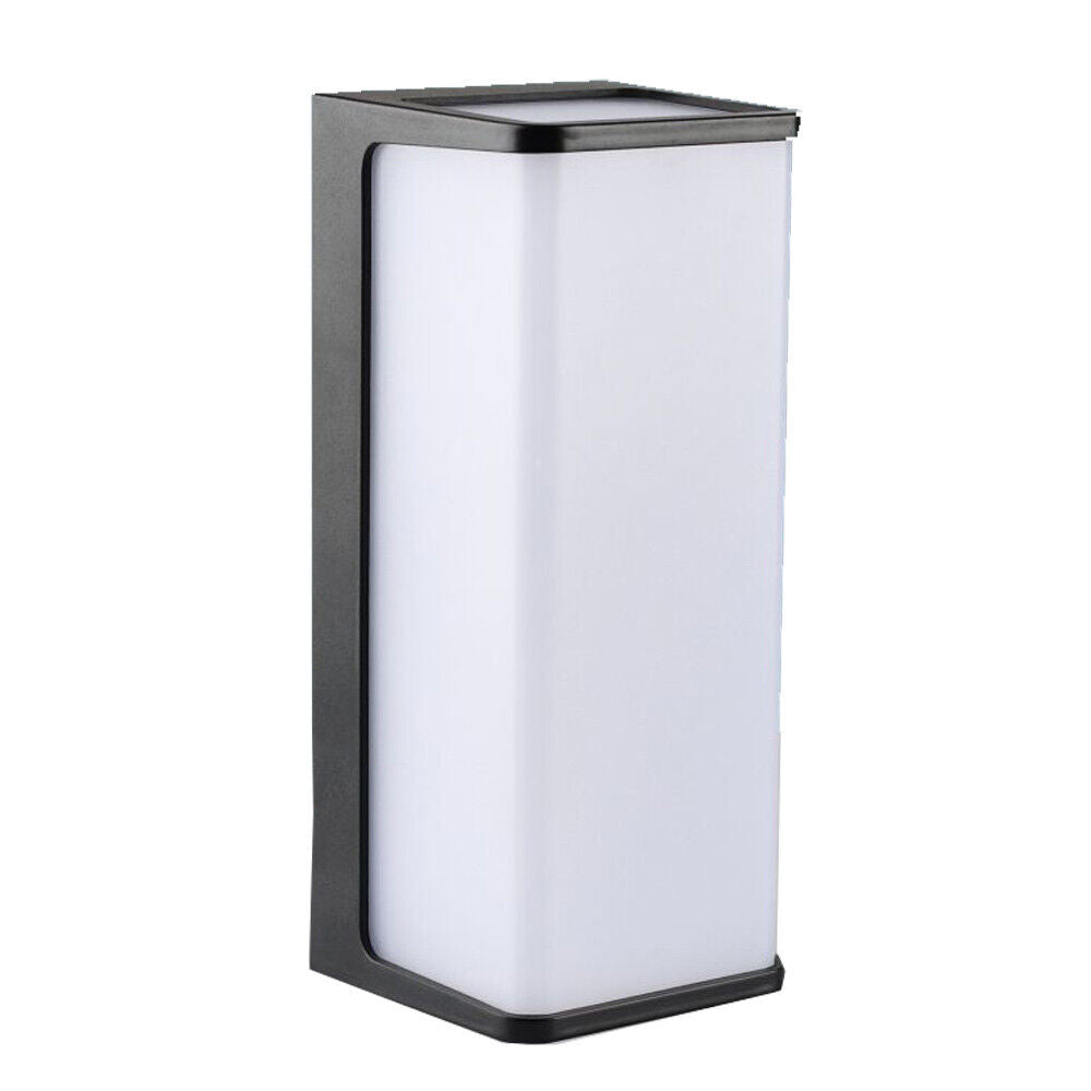 Luce esterna LED nera 10W IP65 – Applique per facciate, balconi e pareti esterne - ambraled