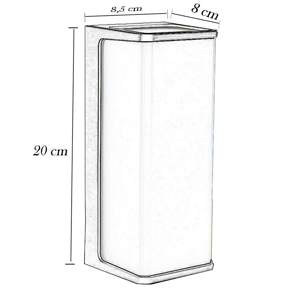 Luce esterna LED nera 10W IP65 – Applique per facciate, balconi e pareti esterne - ambraled