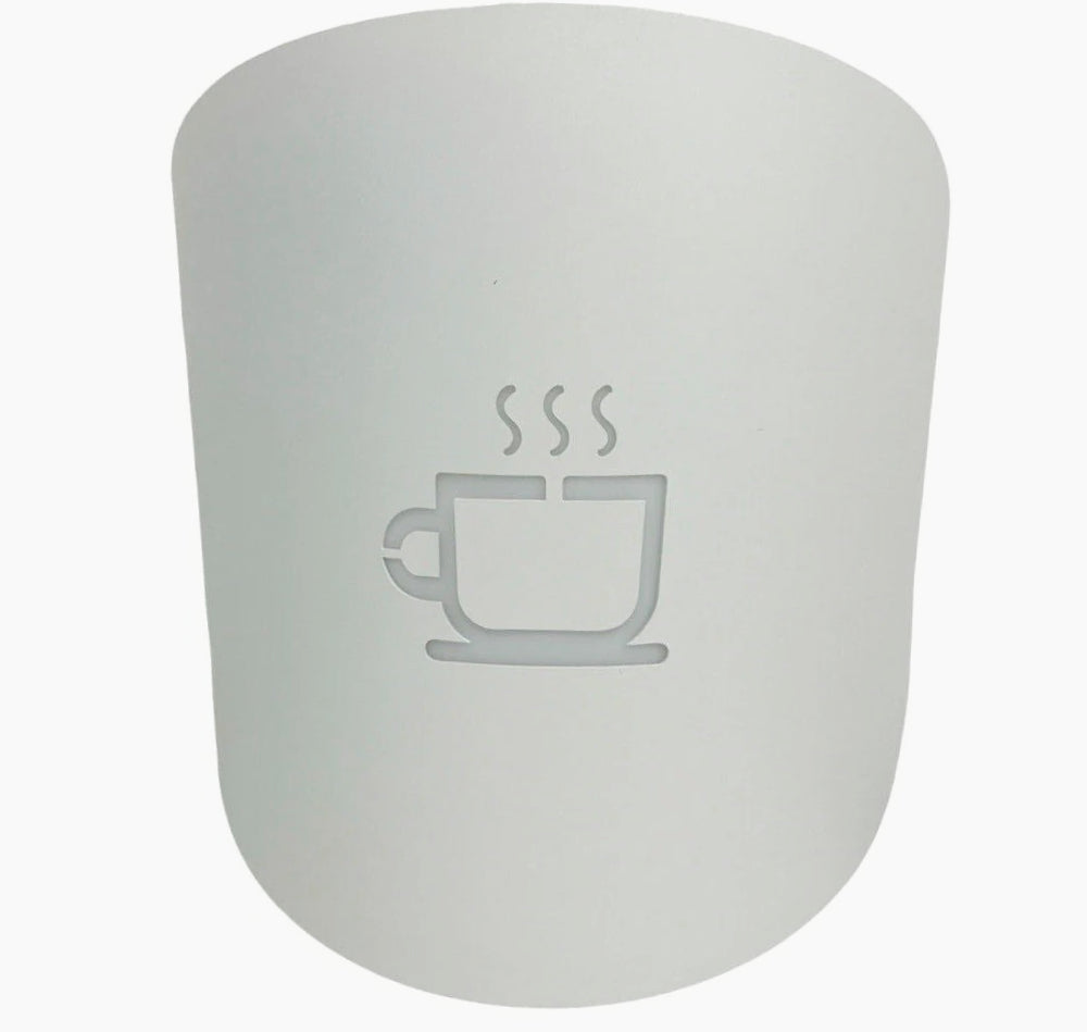 Applique con raffigurazione tazza da caffè – Lampada attacco G9 - ambraled