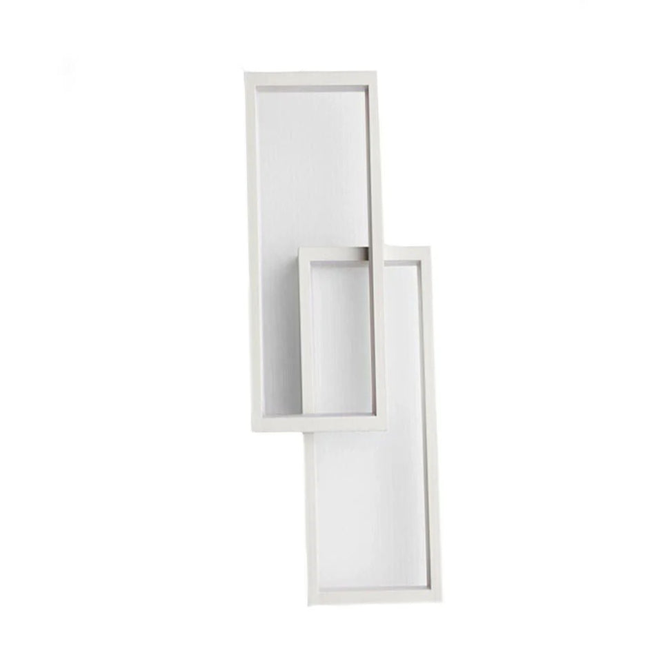 Applique doppio rettangolare 32W – 3 temperature di luce (bianco o nero) - ambraled