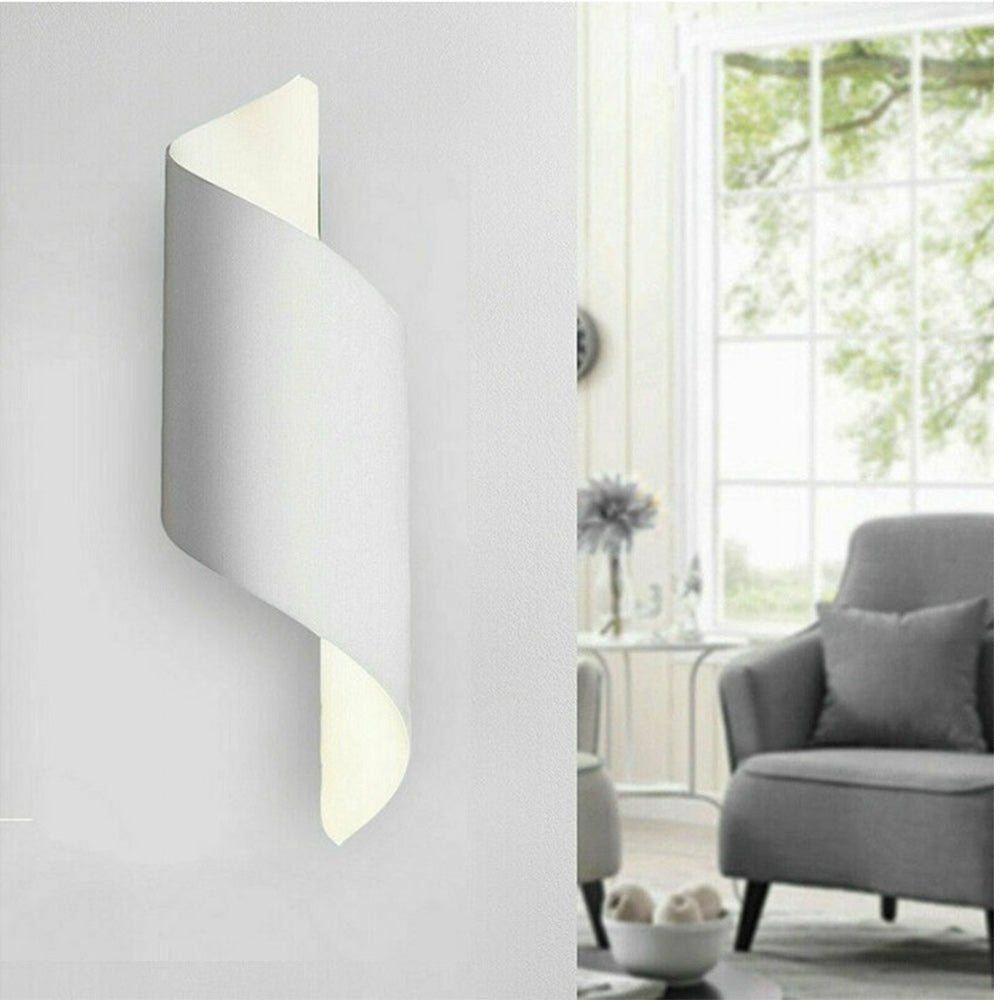Applique spirale da parete doppia emissione di luce con attacco G9 - ambraled