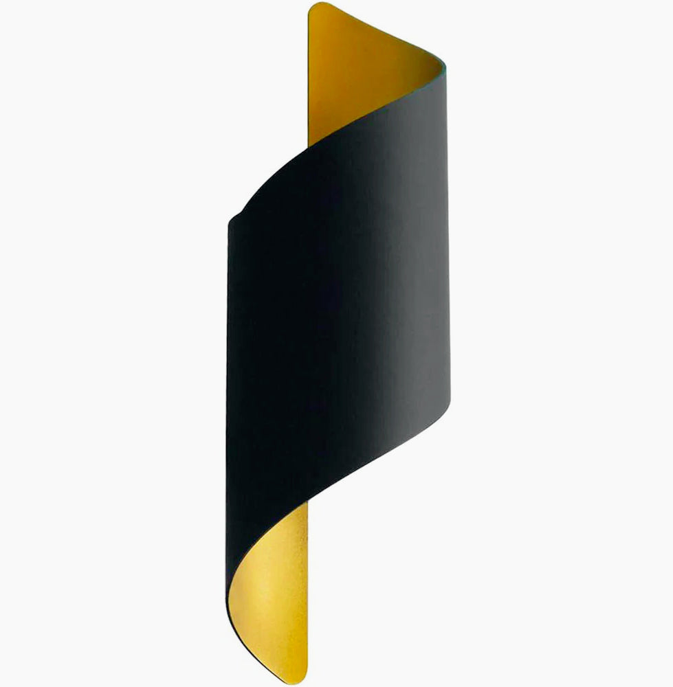 Applique spirale da parete doppia emissione di luce con attacco G9 - ambraled