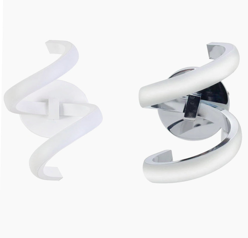 Applique a parete stilizzata 9W – Spirale con 3 colorazioni di luce - ambraled
