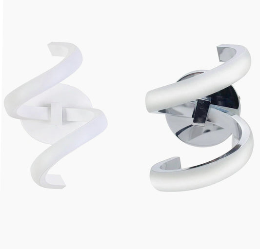 Applique a parete stilizzata 9W – Spirale con 3 colorazioni di luce - ambraled
