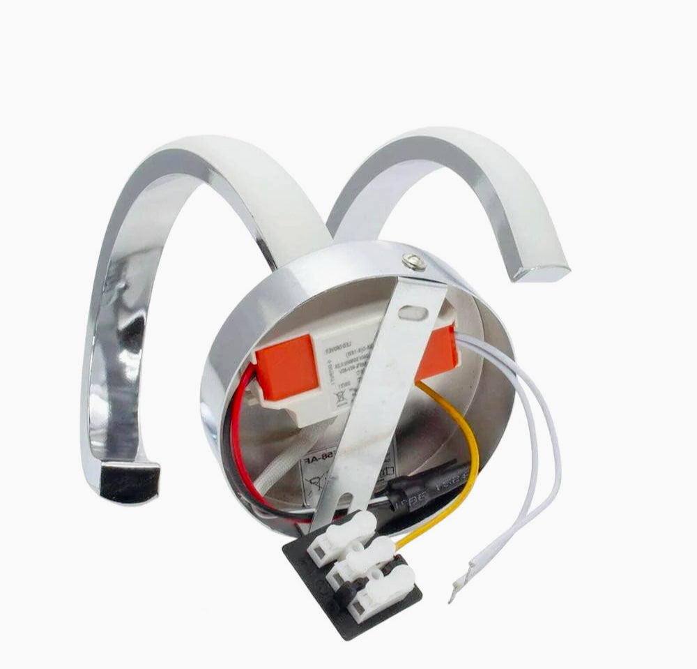 Applique a parete stilizzata 9W – Spirale con 3 colorazioni di luce - ambraled