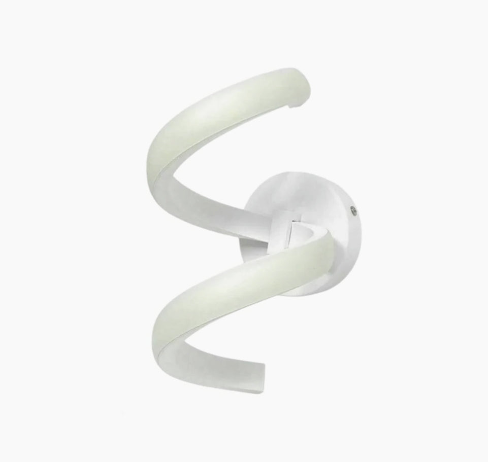 Applique a parete stilizzata 9W – Spirale con 3 colorazioni di luce - ambraled