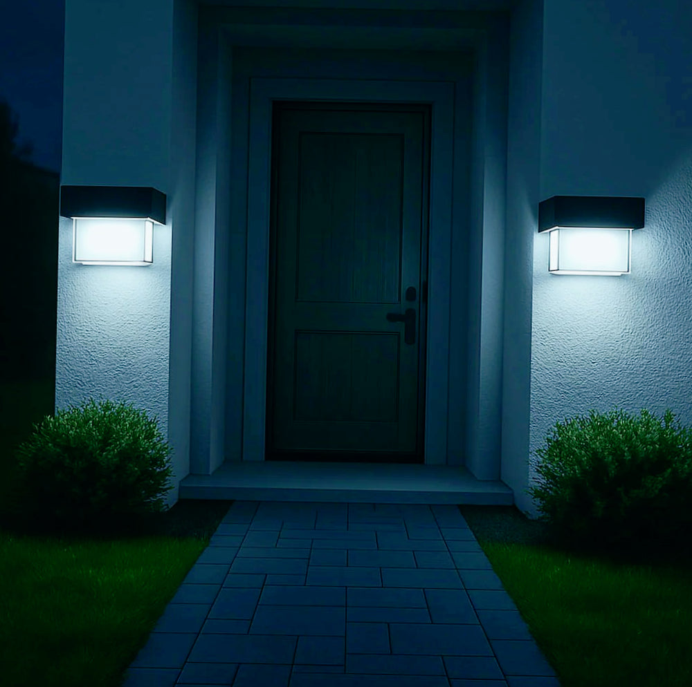 Applique solare con pannello e sensore – 3 modalità di luce 6500K IP54 - ambraled