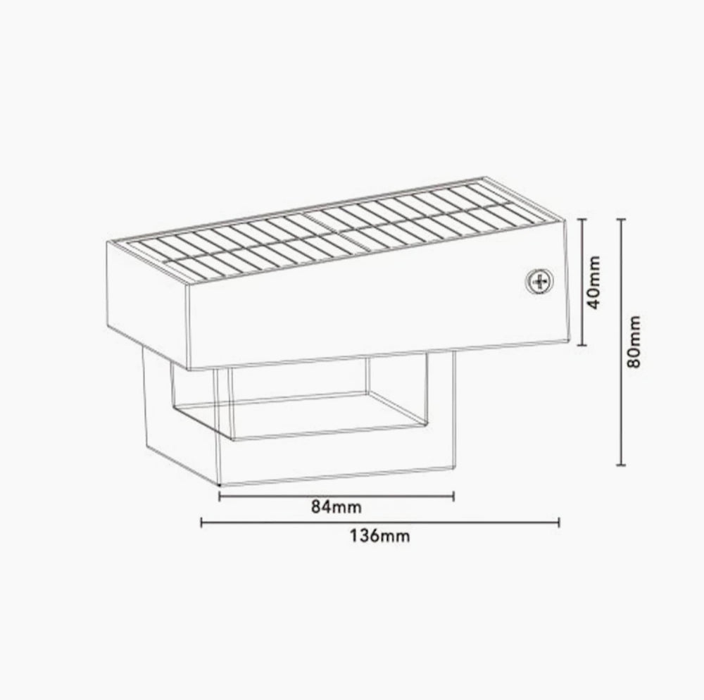 Applique solare con pannello e sensore – 3 modalità di luce 6500K IP54 - ambraled