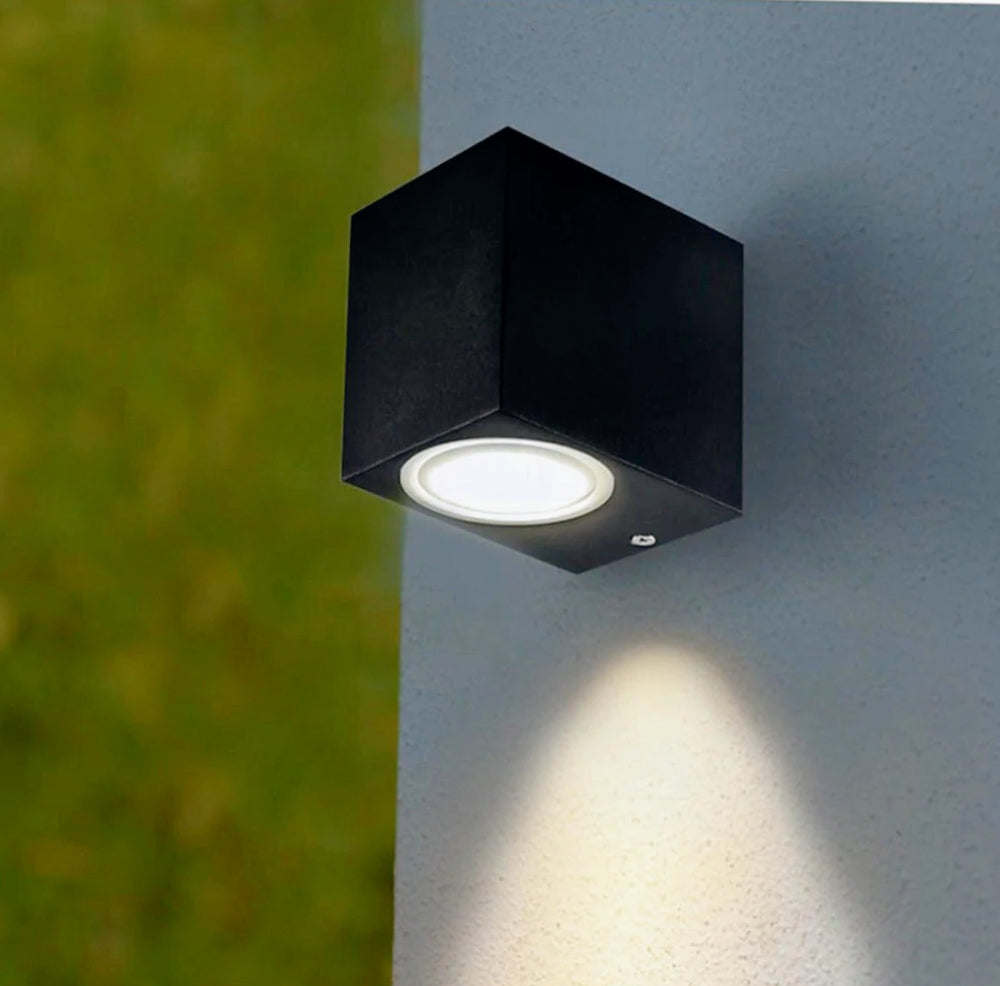 Applique a parete per esterni – Lampada da muro GU10 per giardino, protezione IP65 - ambraled