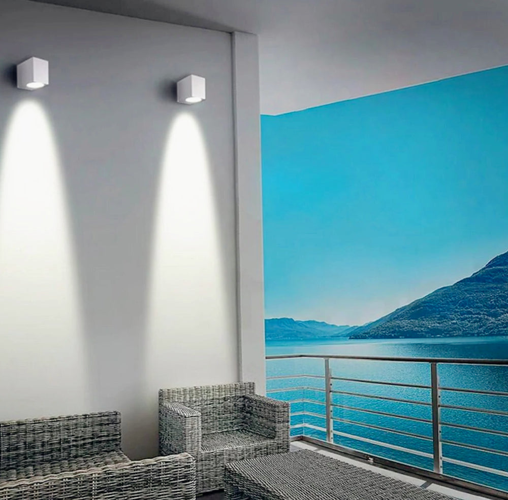 Applique a parete per esterni – Lampada da muro GU10 per giardino, protezione IP65 - ambraled