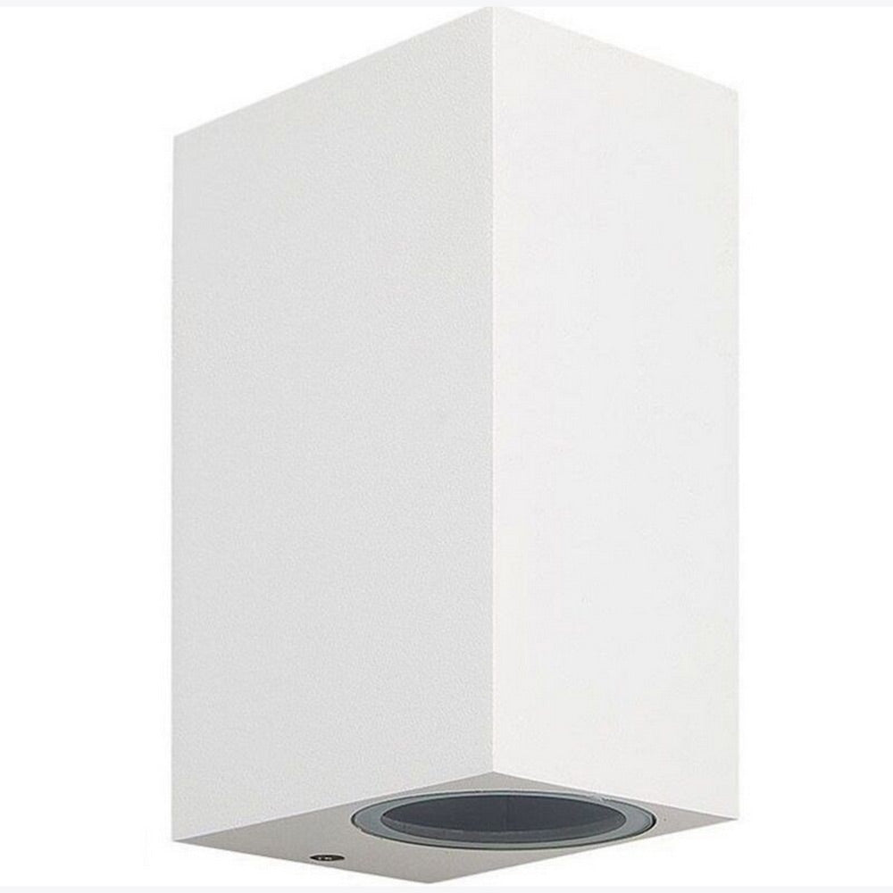 Applique a parete quadrata doppia emissione – Faretto attacco GU10 - ambraled