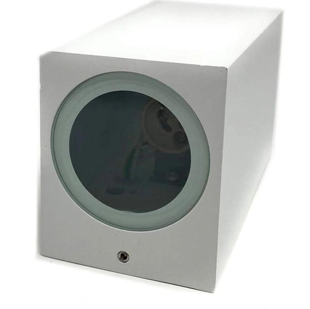 Applique a parete quadrata doppia emissione – Faretto attacco GU10 - ambraled