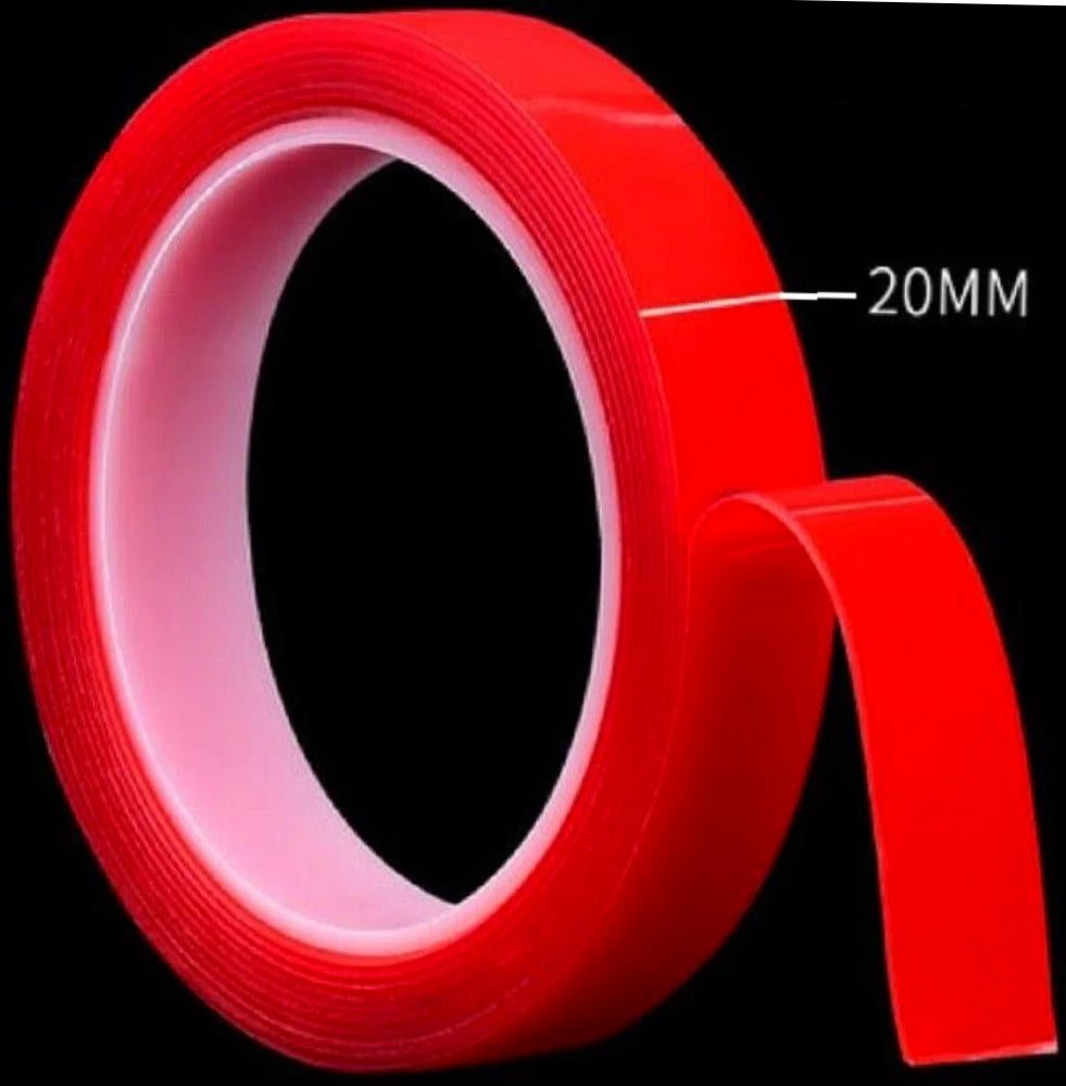 Nastro biadesivo 5m – trasparente 20mm per strip LED - ambraled