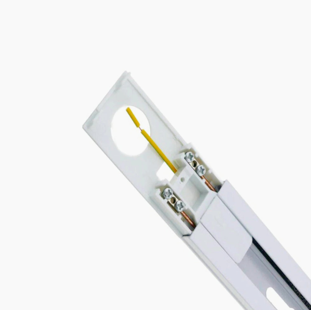 Binario elettrico 1m monofase – per faretti LED con staffa - ambraled