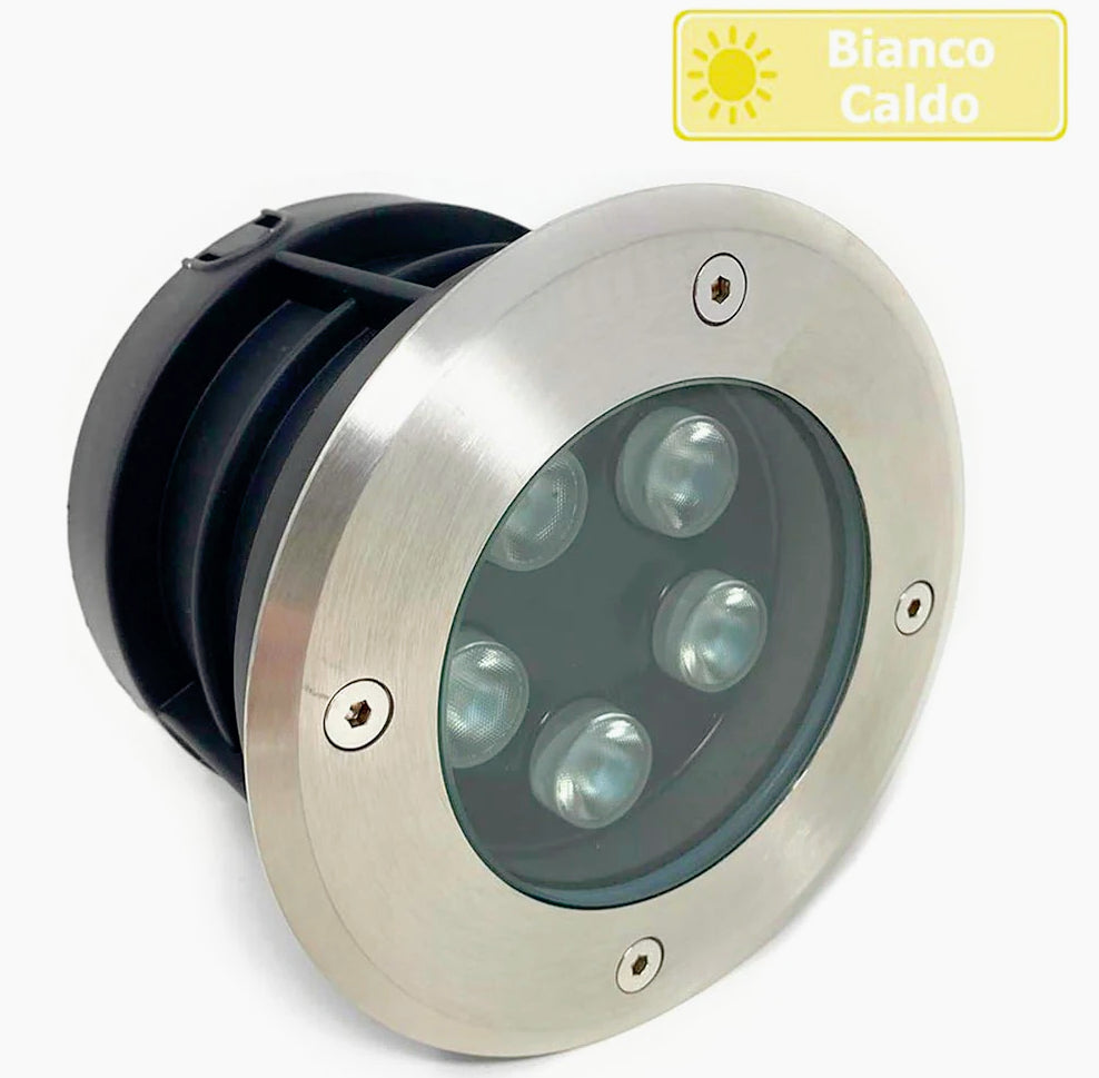 Faretto incasso calpestabile 5W – 5LED 3000K/4000K/6500K IP67 - ambraled