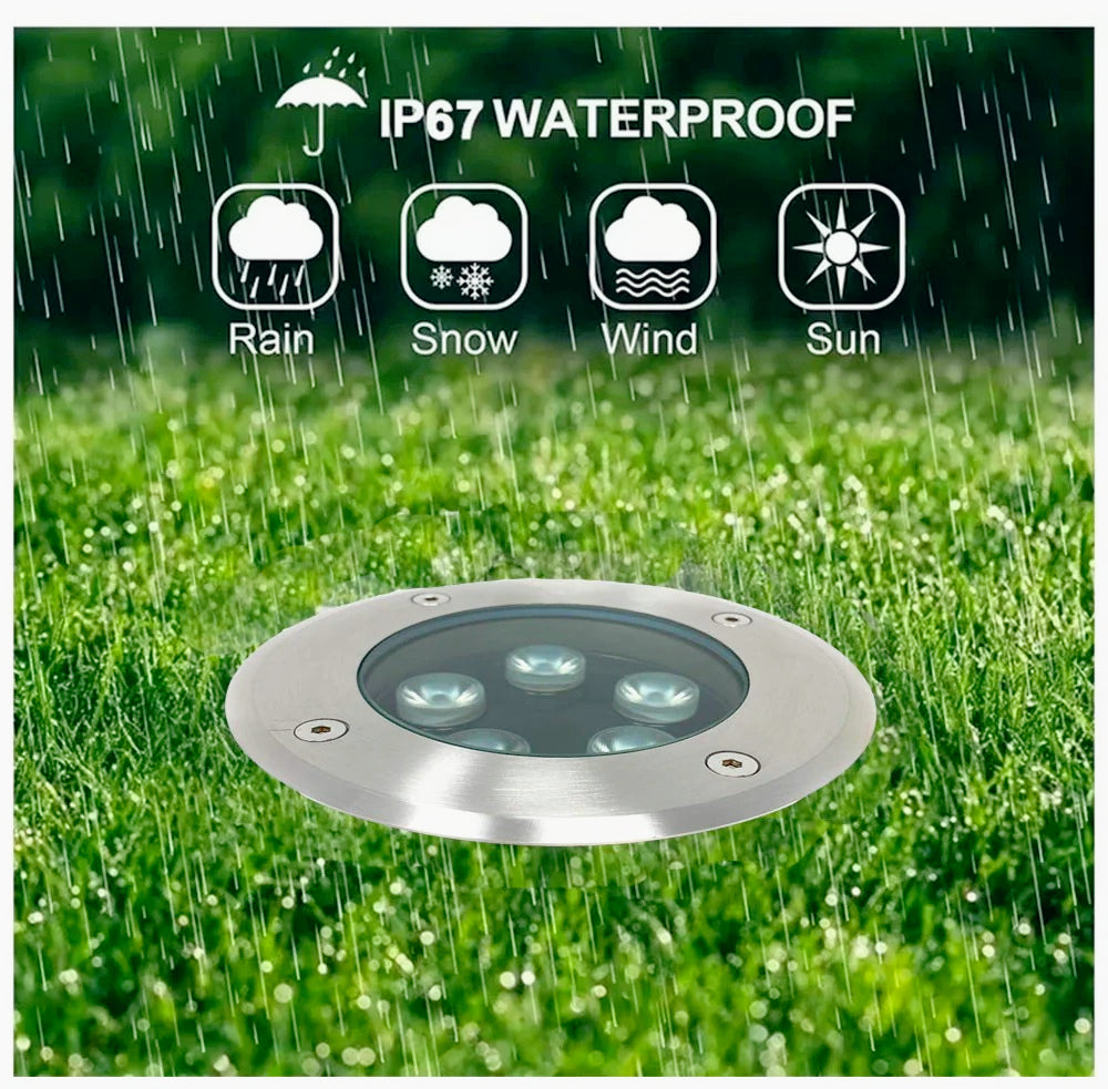 Faretto incasso calpestabile 5W – 5LED 3000K/4000K/6500K IP67 - ambraled