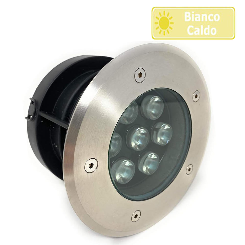 Faretto incasso calpestabile 7W – 7LED 3000K/4000K/6500K IP67 - ambraled