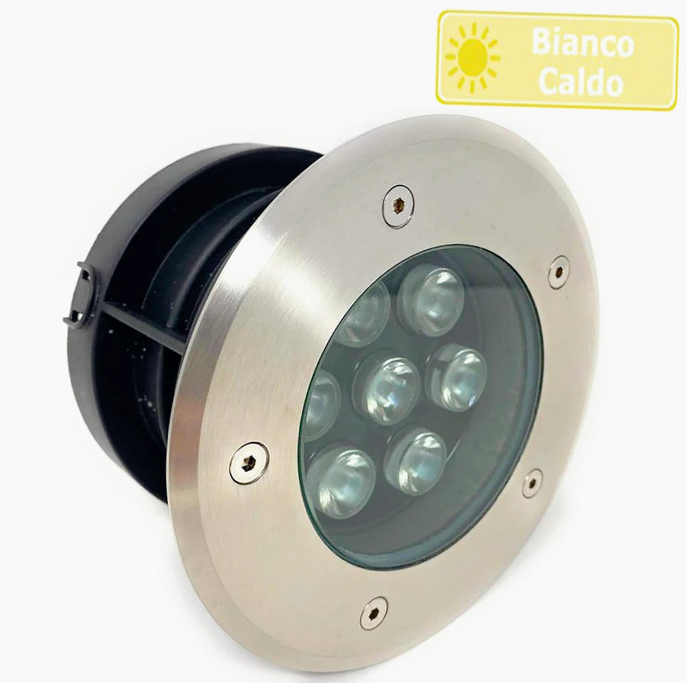Faretto incasso calpestabile 7W – 7LED 3000K/4000K/6500K IP67 - ambraled