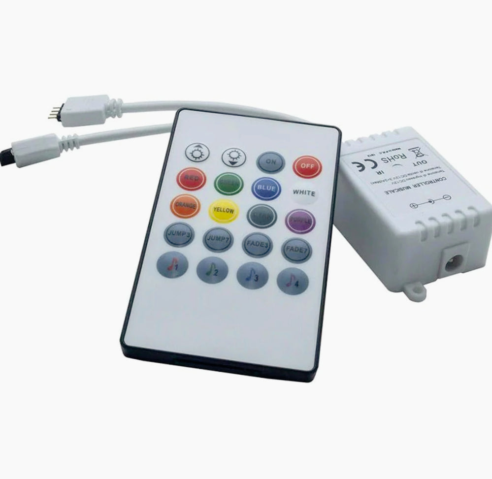 Centralina RGB 12/24V – telecomando, controller per striscia LED - ambraled