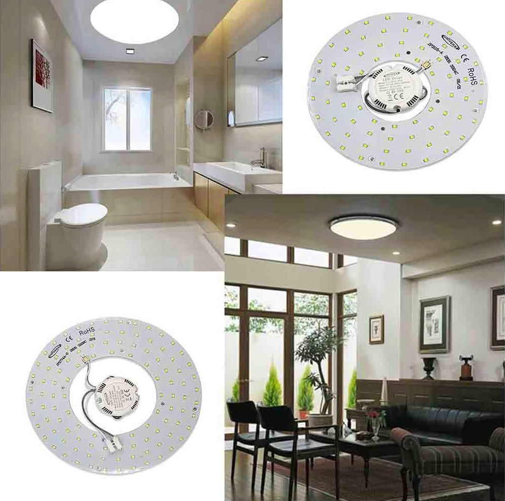 Modulo LED circolare 54W – Circolina LED ricambio neon plafoniere - ambraled