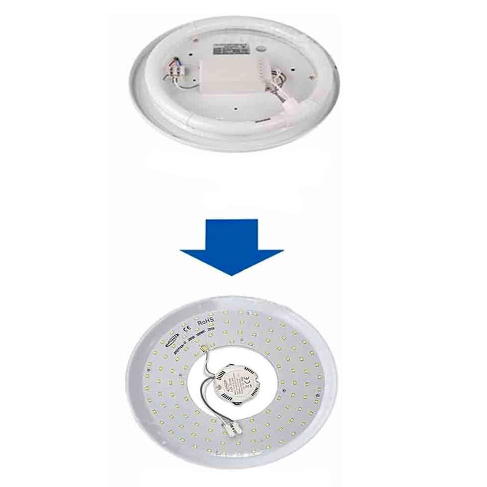 Modulo LED circolare 54W – Circolina LED ricambio neon plafoniere - ambraled