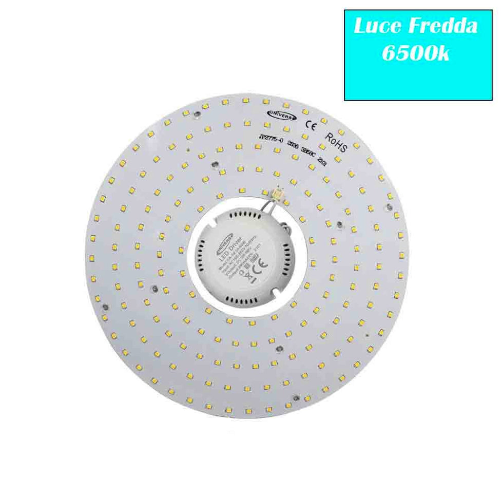 Modulo LED circolare 54W – Circolina LED ricambio neon plafoniere - ambraled