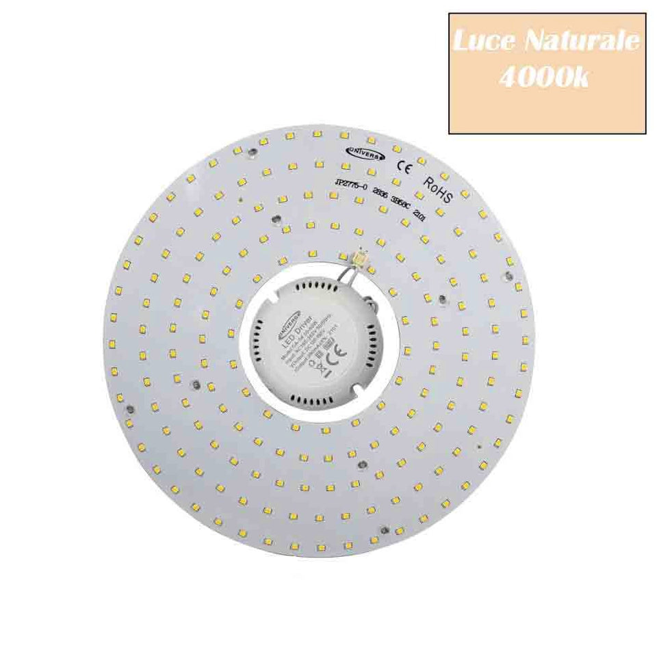 Modulo LED circolare 54W – Circolina LED ricambio neon plafoniere - ambraled