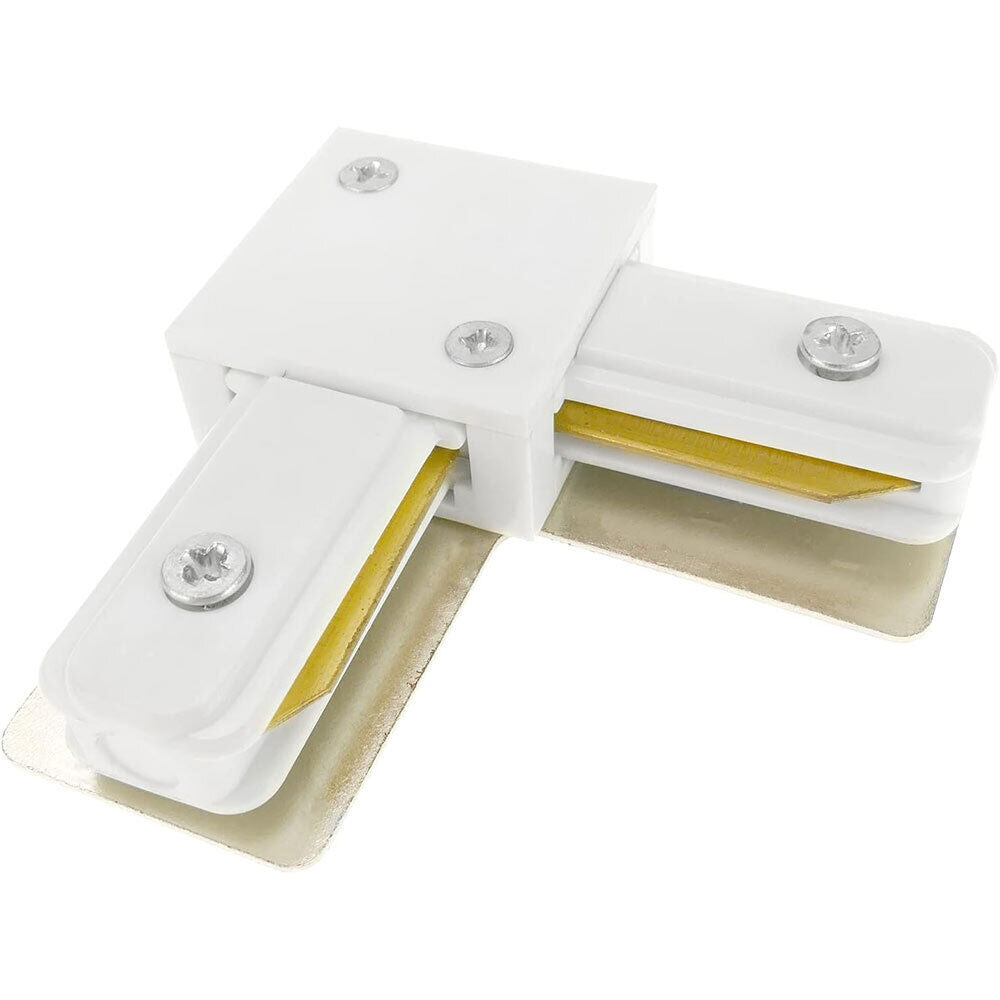 Connettore giunto a L – binario elettrificato monofase per pista - ambraled
