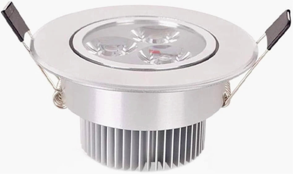 Faretto Spot 3W – 3LED ad incasso orientabile - ambraled