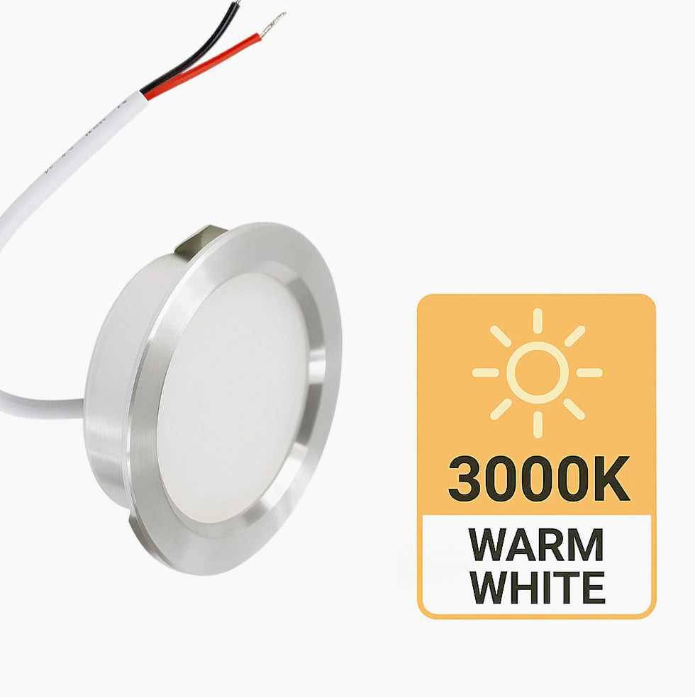 Faretto incasso 3W – per cappa/mensola/armadio 3000K/4000K/6500K - ambraled