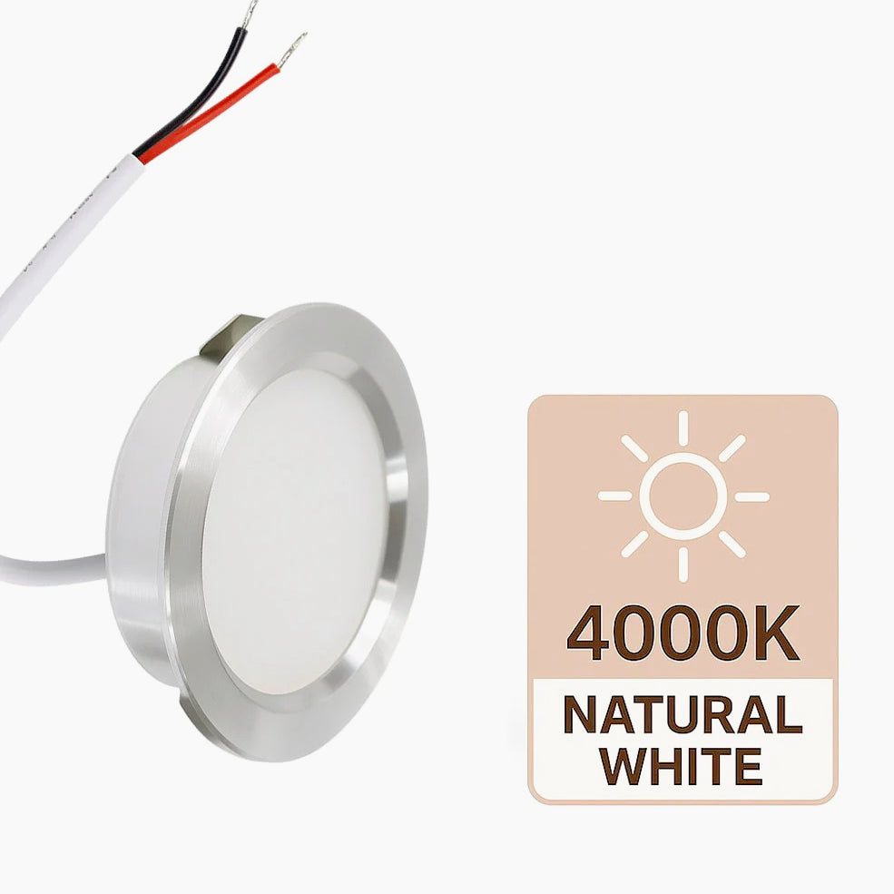 Faretto incasso 3W – per cappa/mensola/armadio 3000K/4000K/6500K - ambraled