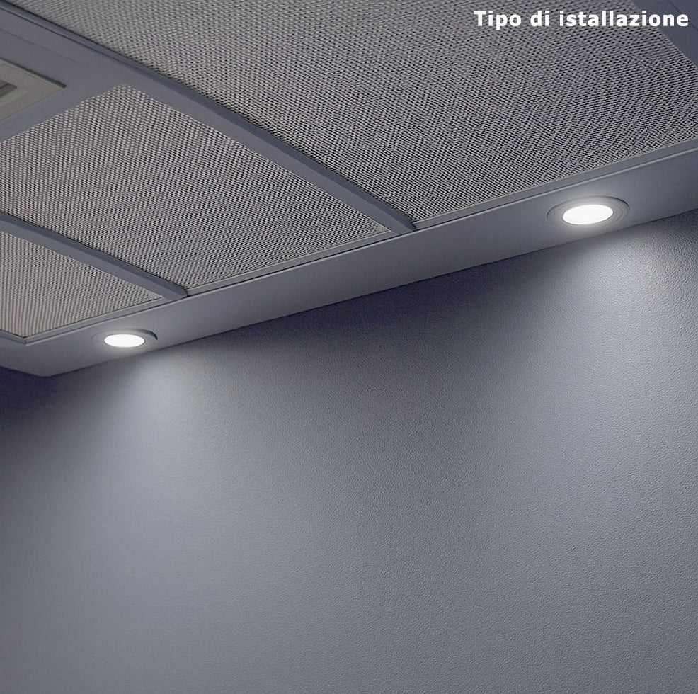 Faretto incasso 3W – per cappa/mensola/armadio 3000K/4000K/6500K - ambraled