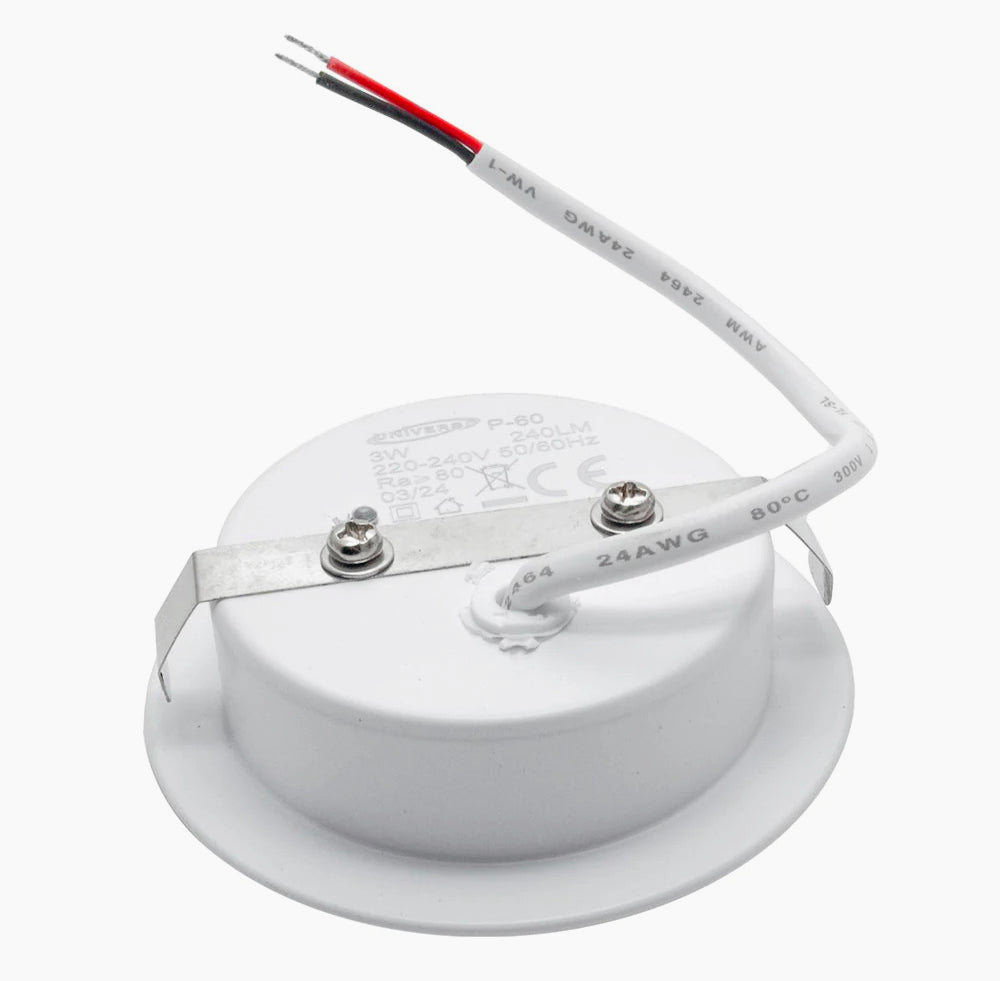 Faretto LED incasso 3W – rotondo bianco 3000K/4000K/6500K - ambraled