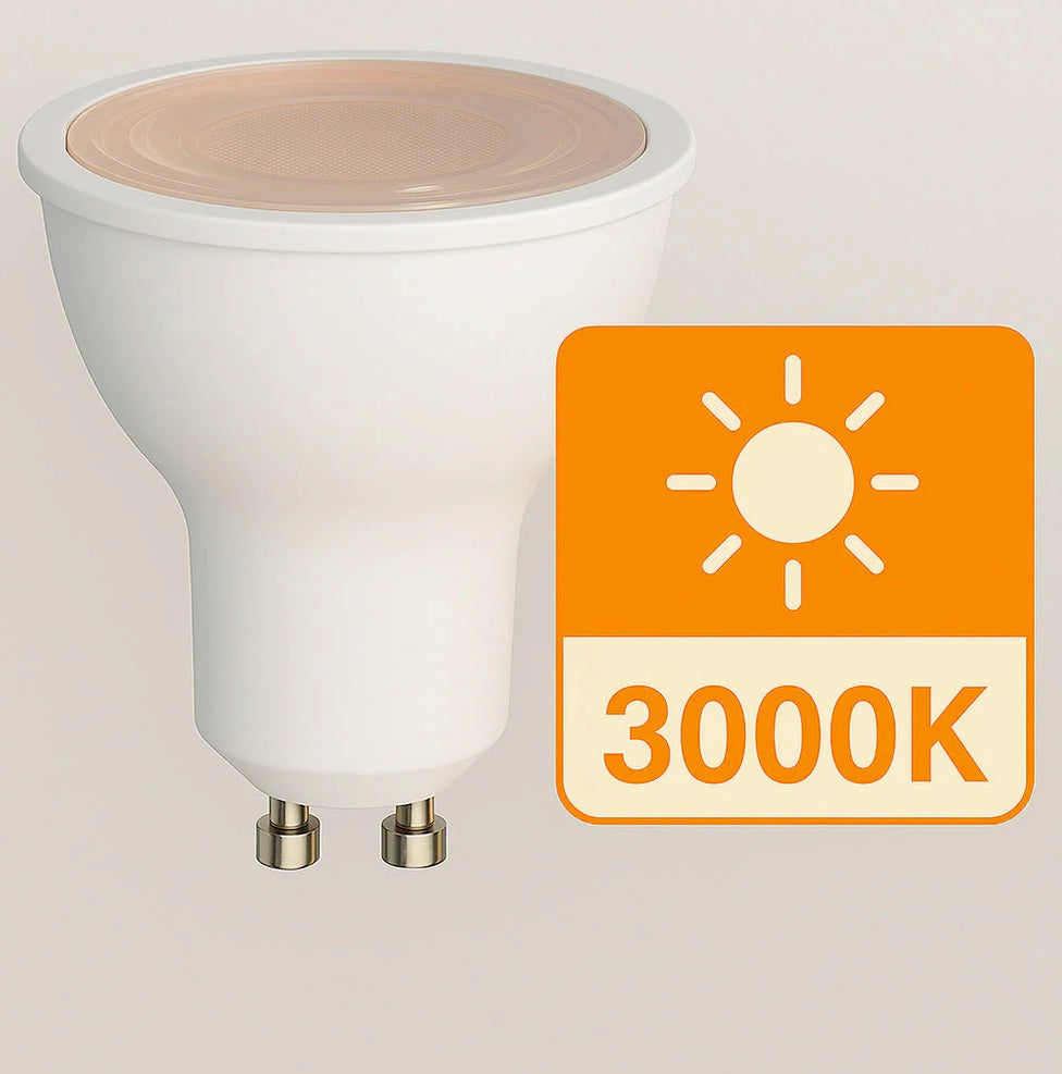 Faretto GU10 6W – 8LED COB 3000K/4000K/6500K 435Lm - ambraled