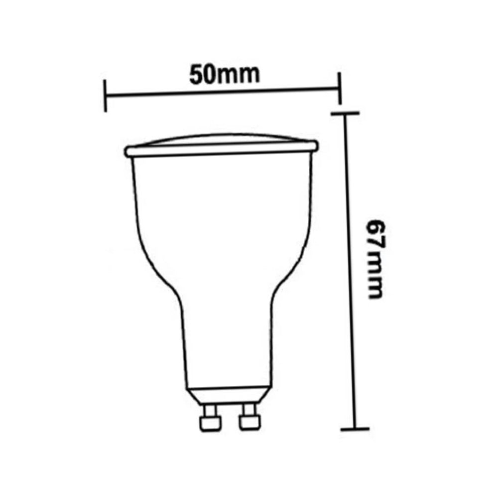 Faretto LED GU10 12W – 3000K/4000K/6500K porta faretti - ambraled