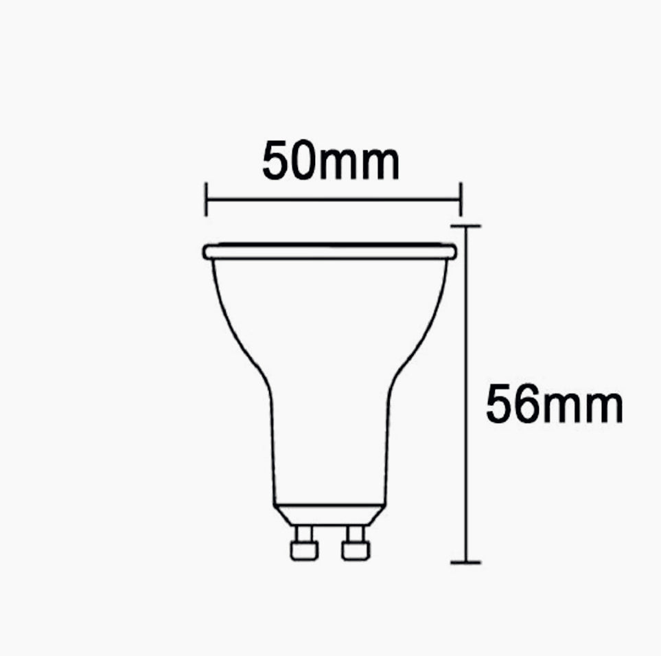 Faretto LED 6W – luce RGB (rosso/blu/verde) GU10 - ambraled