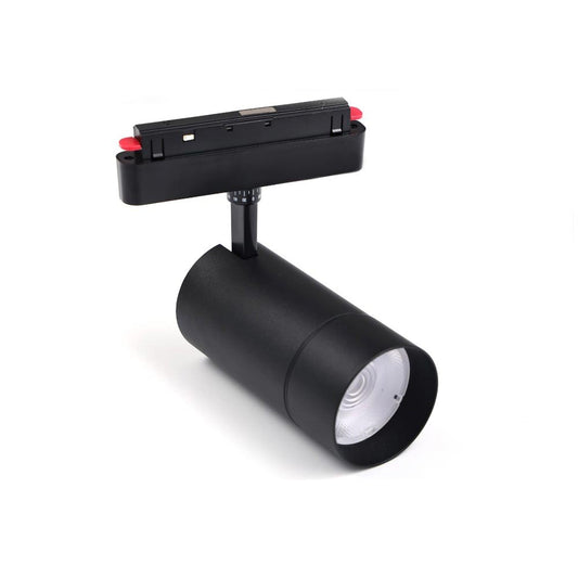 Faretto binario led cob 24 watt magnetico track elettrificato 48V - ambraled