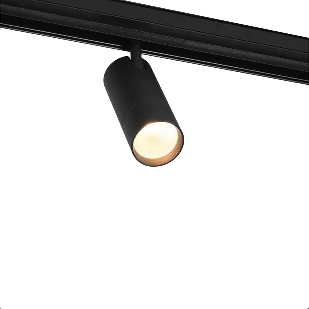 Faretto binario led cob 24 watt magnetico track elettrificato 48V - ambraled