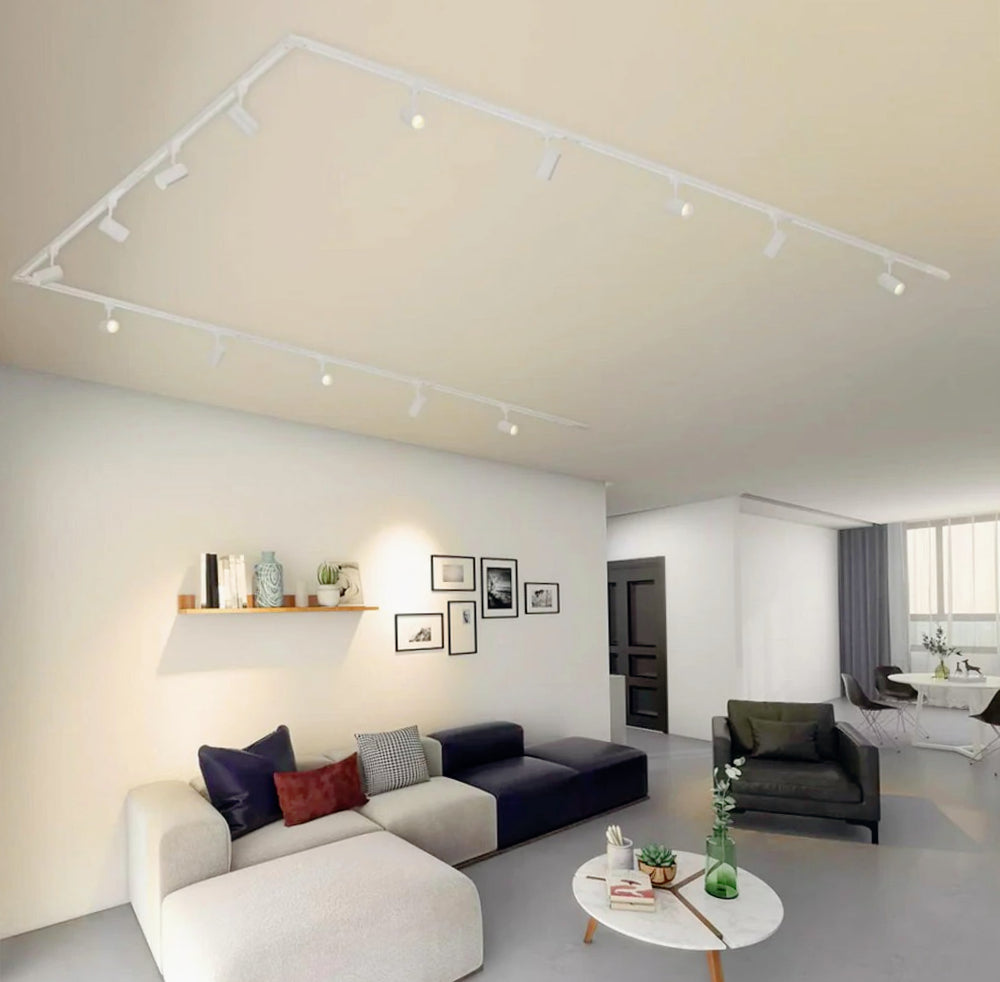 Faretto binario LED COB 30W – 6500K/4000K/3000K scocca bianca IP - ambraled