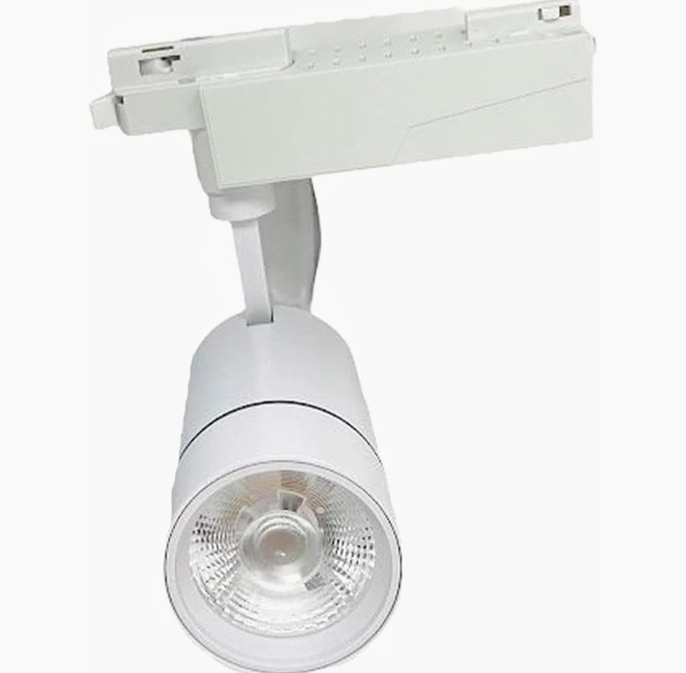 Faretto binario LED COB 30W – 6500K/4000K/3000K scocca bianca IP - ambraled