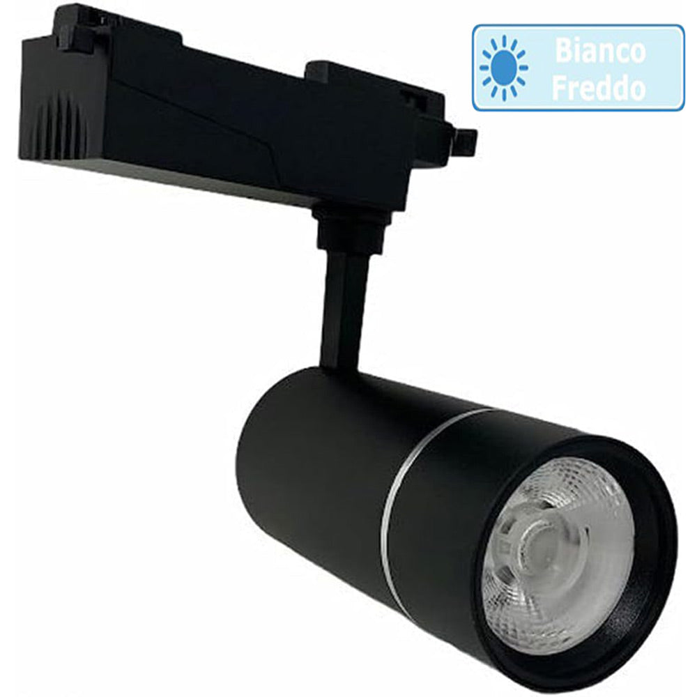 Faretto binario LED COB 30W – nero 3000K/4000K/6500K - ambraled