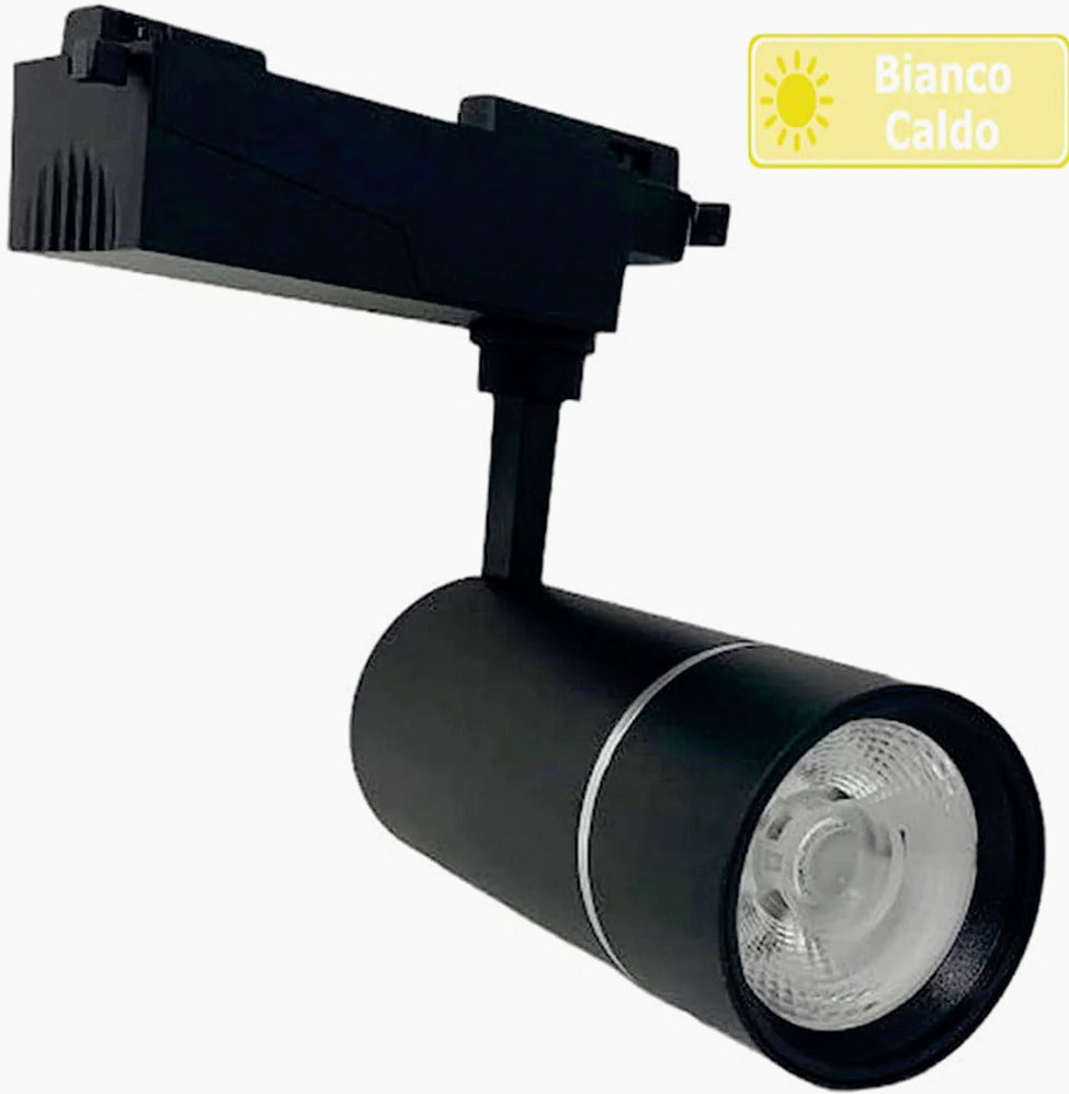 Faretto binario LED COB 30W – nero 3000K/4000K/6500K - ambraled