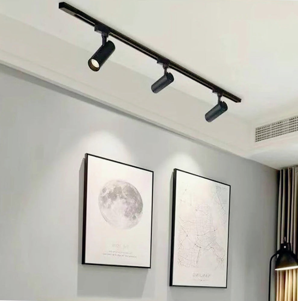 Faretto binario LED COB 30W – nero 3000K/4000K/6500K - ambraled