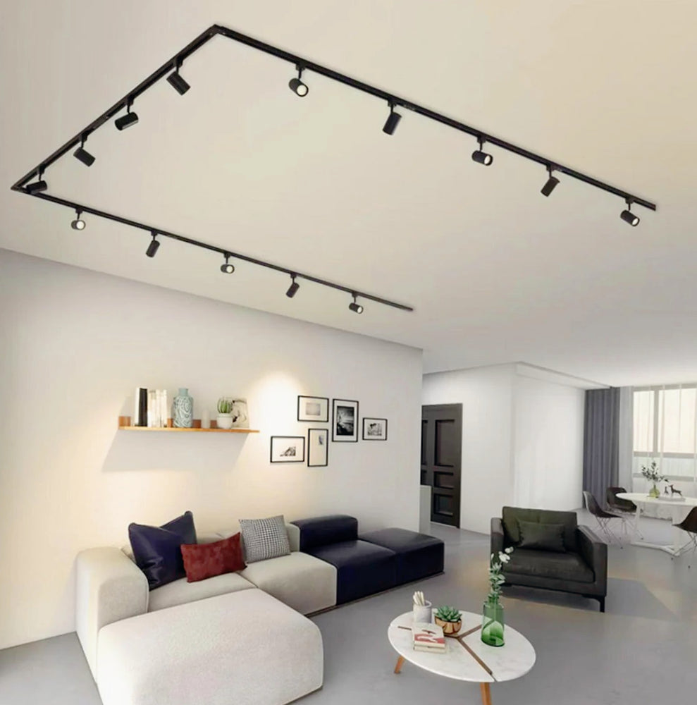 Faretto binario LED COB 30W – nero 3000K/4000K/6500K - ambraled